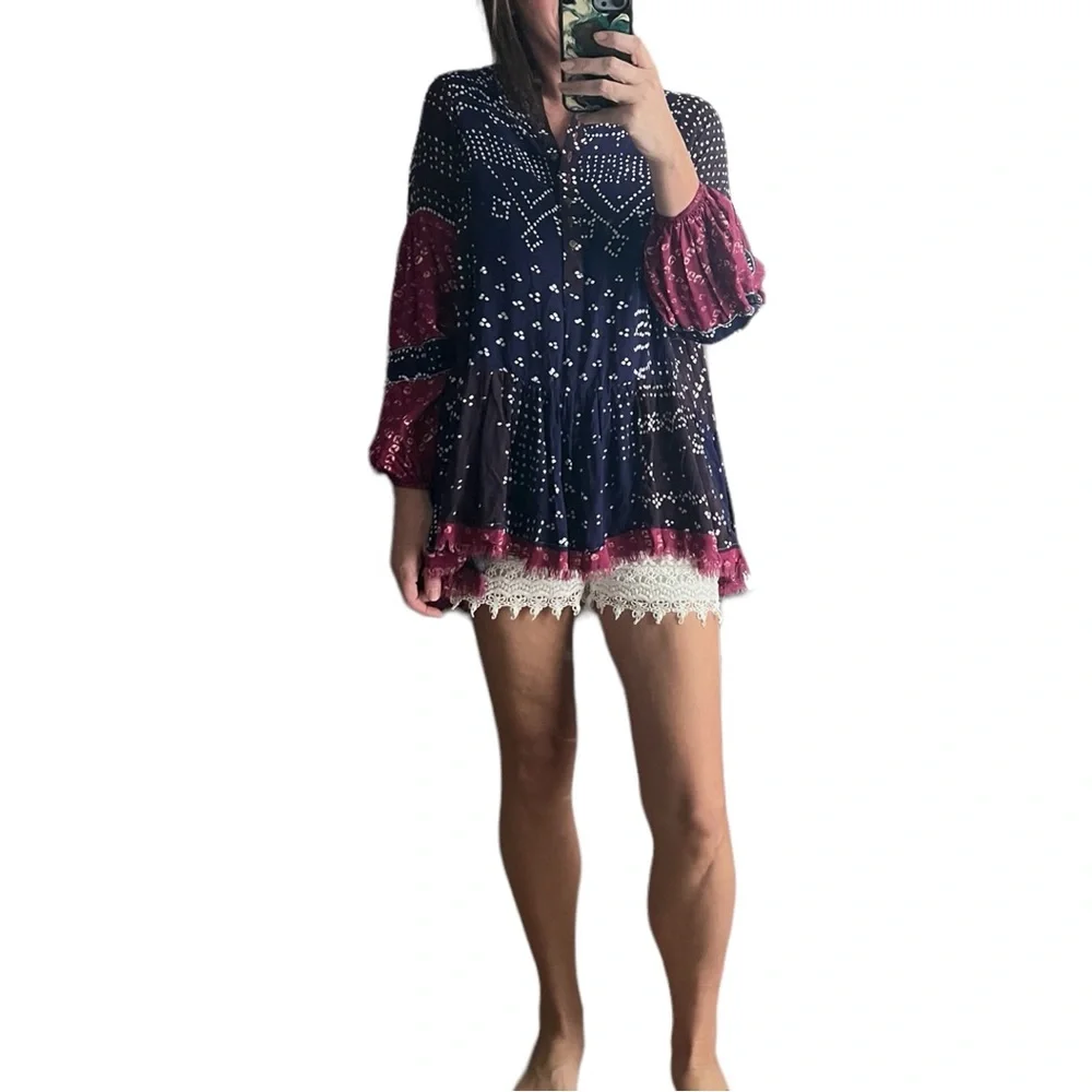 Free People Shibori Tunic